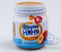 Фруто-няня пюре Персик 100 гр