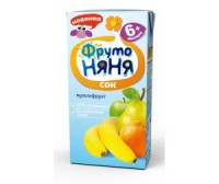 Фруто-няня сок Мультифрукт 200 мл