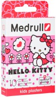 Medrull Лейкопластырь медицинский детский в стрипах Hello Kitty 10 шт