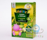 Каша Хайнц Злаки и Овощи Рисово-пшеничная с кабачком 200 г