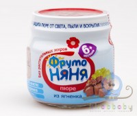 Фруто-няня пюре Ягненок 80 гр