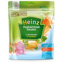 Каша Хайнц Пшеничная с молоком и тыквой 250 г (пакет)