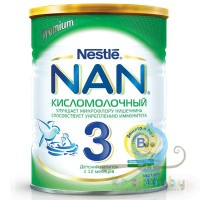 НАН-3 Кисломолочный 400г Сухая Смесь