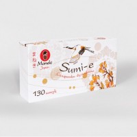 Салфетки бумажные Sumi-e, 2 слоя, белые 130 шт.