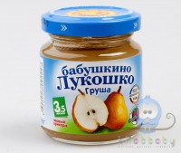 Пюре из груш Бабушкино лукошко 100г