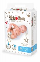 Подгузники PREMIUM YokoSun M (5-10 кг.) 62 шт.