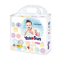 Трусики YokoSun XXL (15-23 кг) 28 шт 