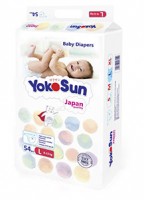 Подгузники YokoSun L (9-13кг) 54 шт 