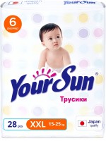 YourSun трусики-подгузники XXL (15-25 кг), 28 шт