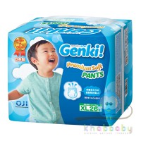 Подгузники-трусики " GENKI nepia" XL  (12 -17 кг) 26 шт